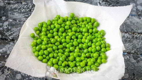заморозка зеленого горошка на зиму