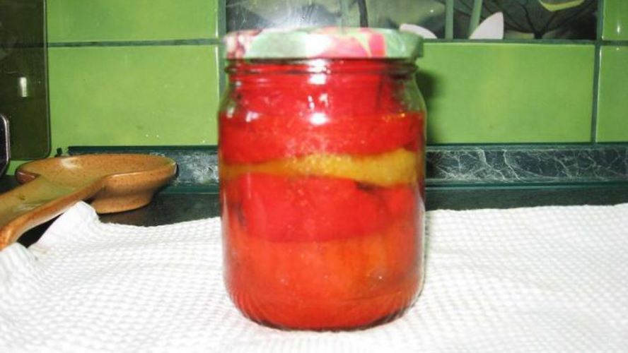 Рецепт жареного болгарского перца, закрытого на зиму