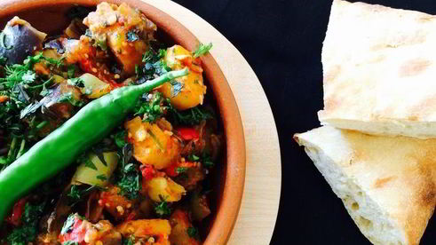 аджапсандал — овощное рагу по-грузински