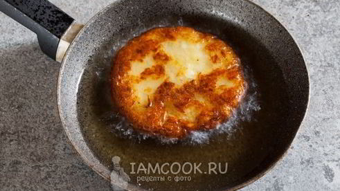 бургер с картошкой