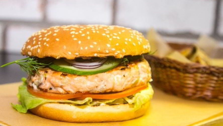 Рецепт бургера с семгой