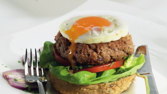 Рецепт Гамбургера с соусом тартар