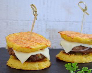 Картофельные бургеры с мясом