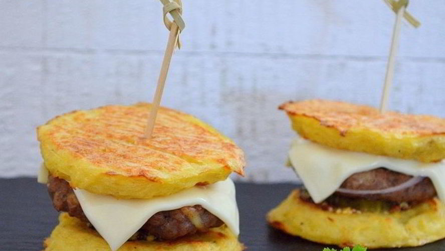 Рецепт картофельных бургеров с мясом