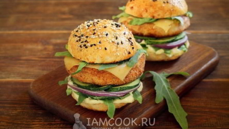 Рецепт котлеты для фишбургера