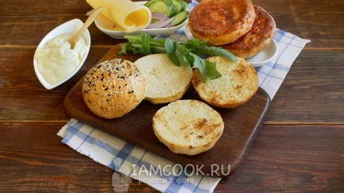 котлета для фишбургера