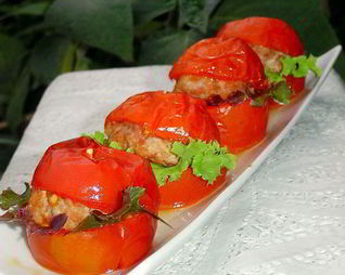 Помидорный гамбургер