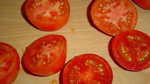 помидорный гамбургер