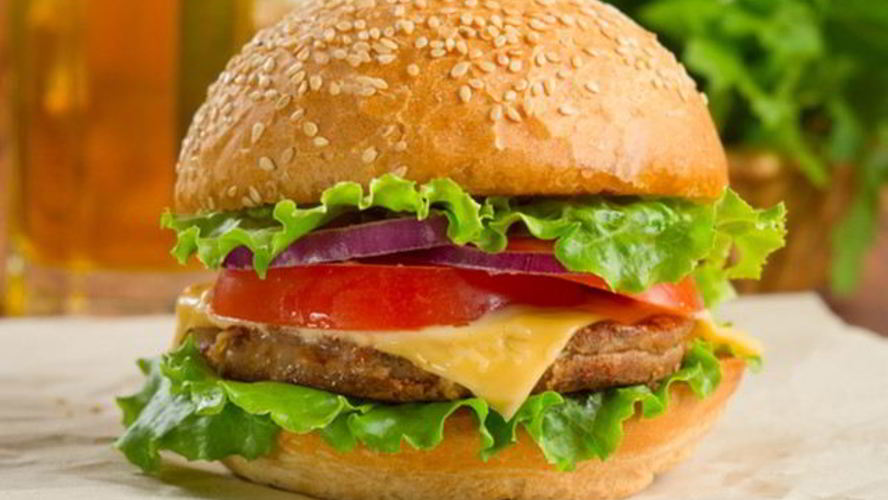 Рецепт свиного бургера с яблоком