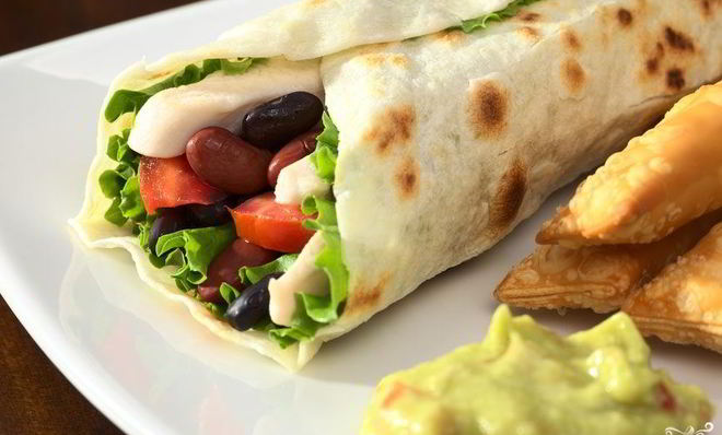 Буррито с курицей