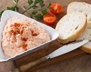 Бутерброд с творогом