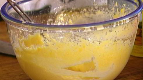 бутерброд с ветчиной, сыром и грушей