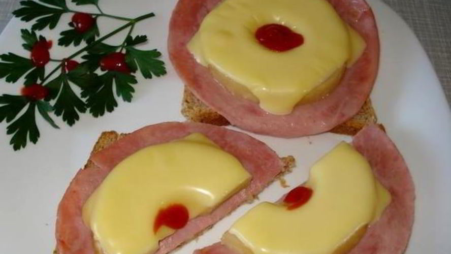 Рецепт бутербродов с ананасом