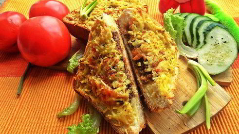 бутерброды с фаршем