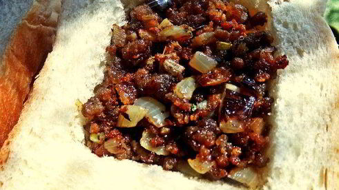 бутерброды с фаршем