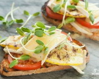 Бутерброды с кабачками