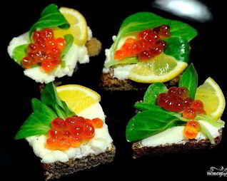 Бутерброды с маскарпоне