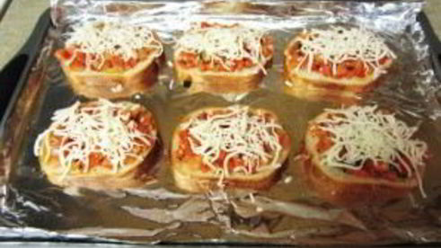 бутерброды с помидорами в духовке