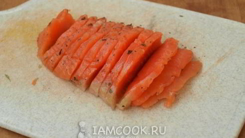 бутерброды с семгой