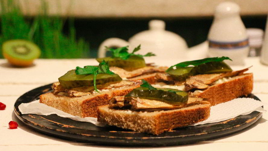 Рецепт бутербродов со шпортами