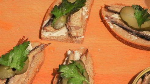 бутерброды со шпортами