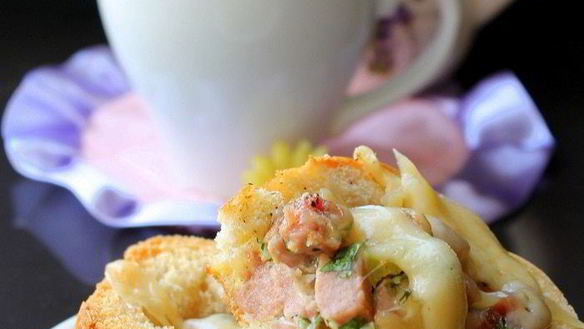 Рецепт Горячих бутербродов к завтраку