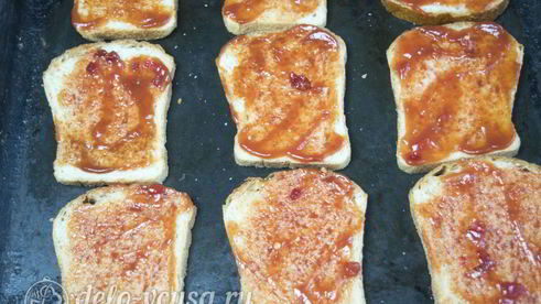 горячие бутерброды с фаршем