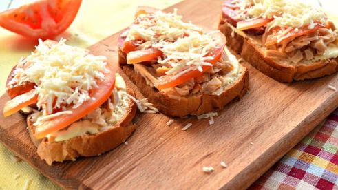 горячие бутерброды с кальмарами