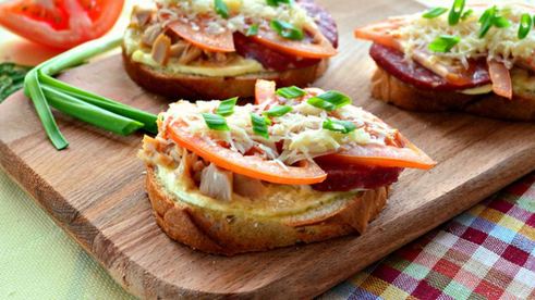 горячие бутерброды с кальмарами