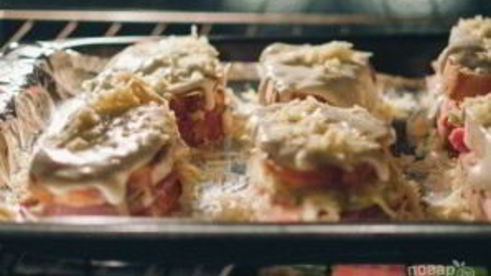 горячие бутерброды с яблоком