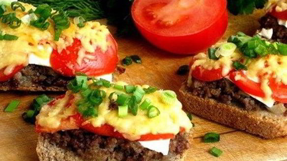 Рецепт Горячих бутербродов в мультиварке