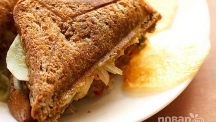 Рецепт горячего бутерброда с чатни