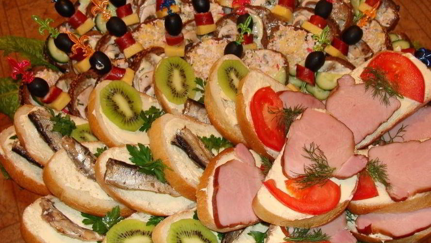 Рецепт холодных бутербродов