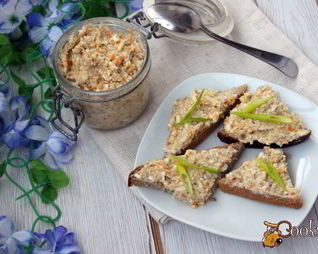 Намазка для бутербродов из сельди Нежная