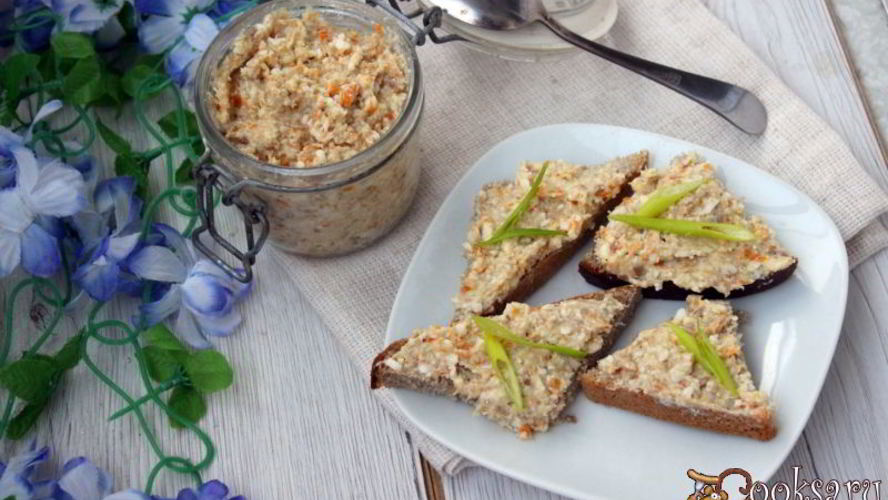 Рецепт намазки для бутербродов из сельди нежная