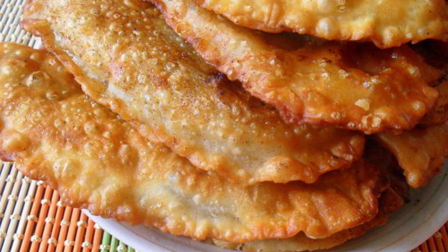 Рецепт чебуреков из заварного теста