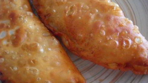 чебуреки из заварного теста