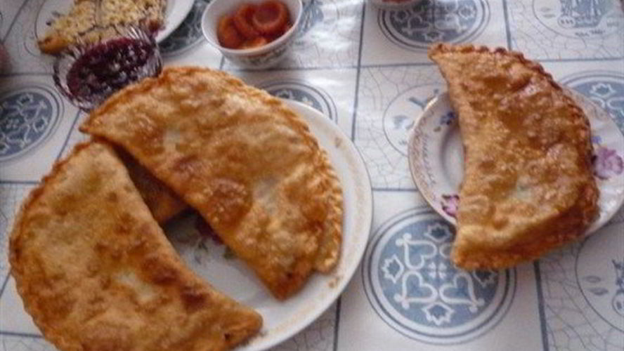 Рецепт чебуреков со свининой и говядиной