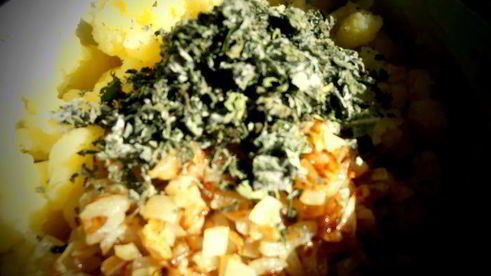 картофельные чебуреки для постящихся