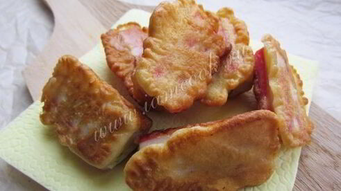 фаршированные крабовые палочки в кляре