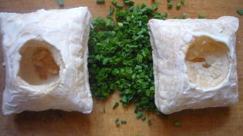 фаршированные яйца цыплята