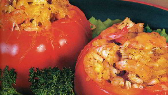 Рецепт Горячей закуски из помидоров с креветками