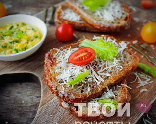 Гренки с сыром