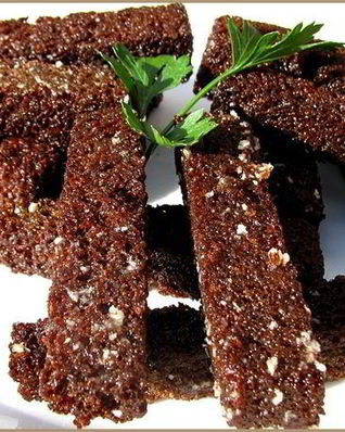 Гренки в микроволновке