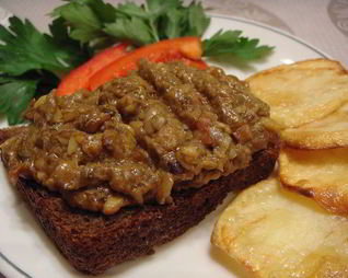 Икра из белых грибов