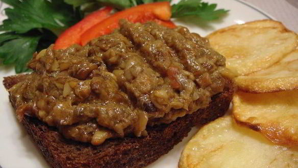 Рецепт Икры из белых грибов