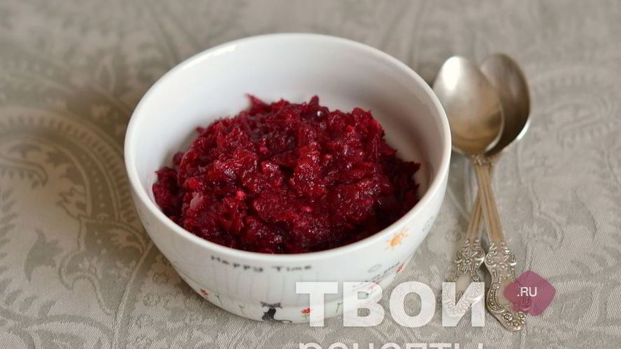 Рецепт икры из свеклы