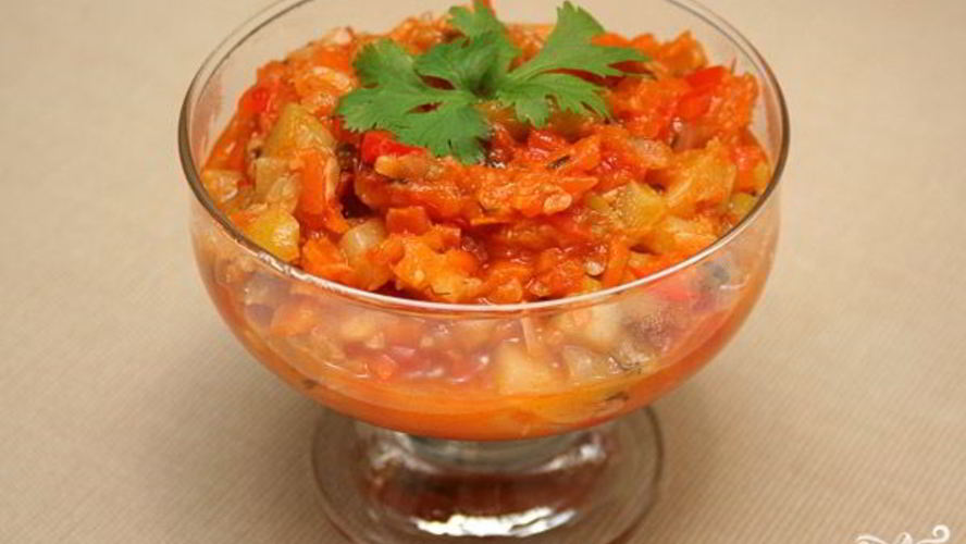 Рецепт икры кабачковой с яблоками