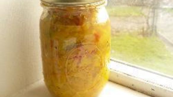 Рецепт Икры-релиша из кабачков, лука и сладкого перца