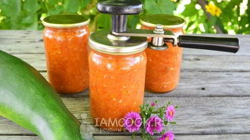 кабачковая икра на зиму через мясорубку